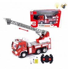Машина пожарная на радио управлении, свет, аккумулятор № 5A-454
